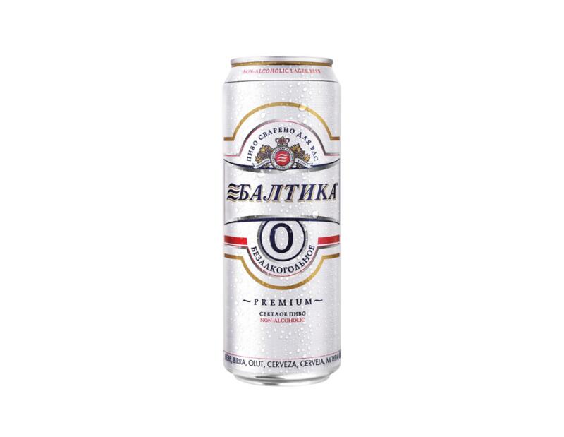 Пиво безалкогольное "Балтика №0" 0.45