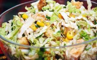 Варианты приготовления салатов с пекинской капустой и с кукурузой