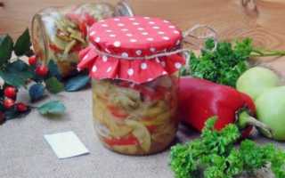 Салат из зеленых помидоров на зиму — 12 очень вкусных рецептов