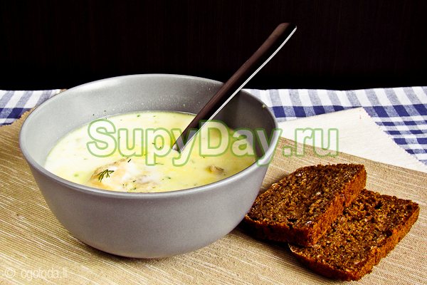 Сливочный суп с картофелем и треской