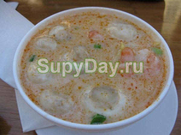 Суп из морепродуктов «Грибной»