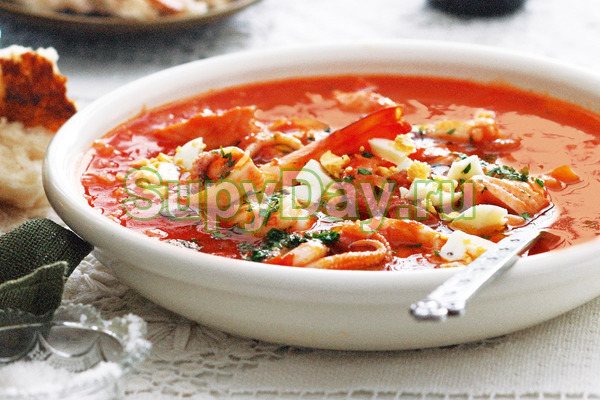 Суп из морепродуктов «Симфония»
