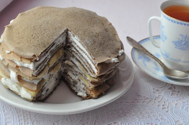Торт с кремом