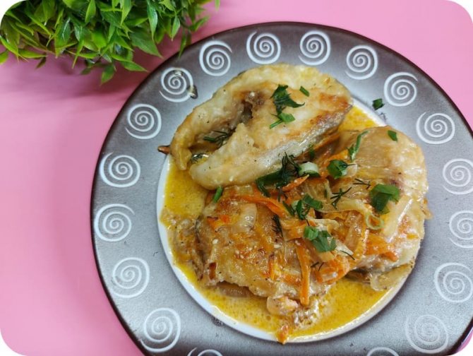 Вкусная тушеная рыба