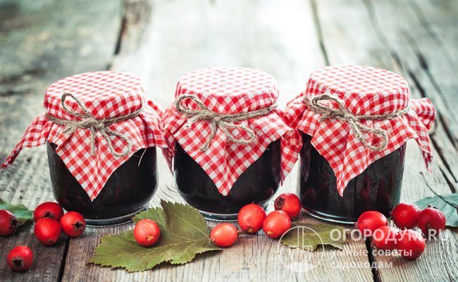 Вкусное варенье из боярышника славится своими полезными свойствами